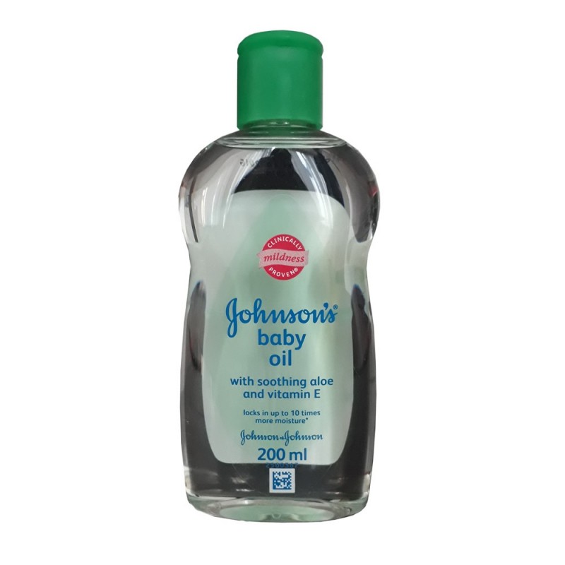 Johnson's Aloe Vera Baby Oil 200ml (6pcs) | Wholesales Uganda