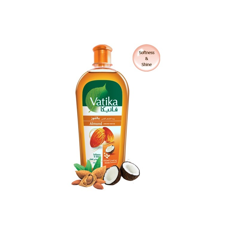 Dabur Vatika Almond Emr Hair Oil 90ml (48pcs) | Wholesales Uganda