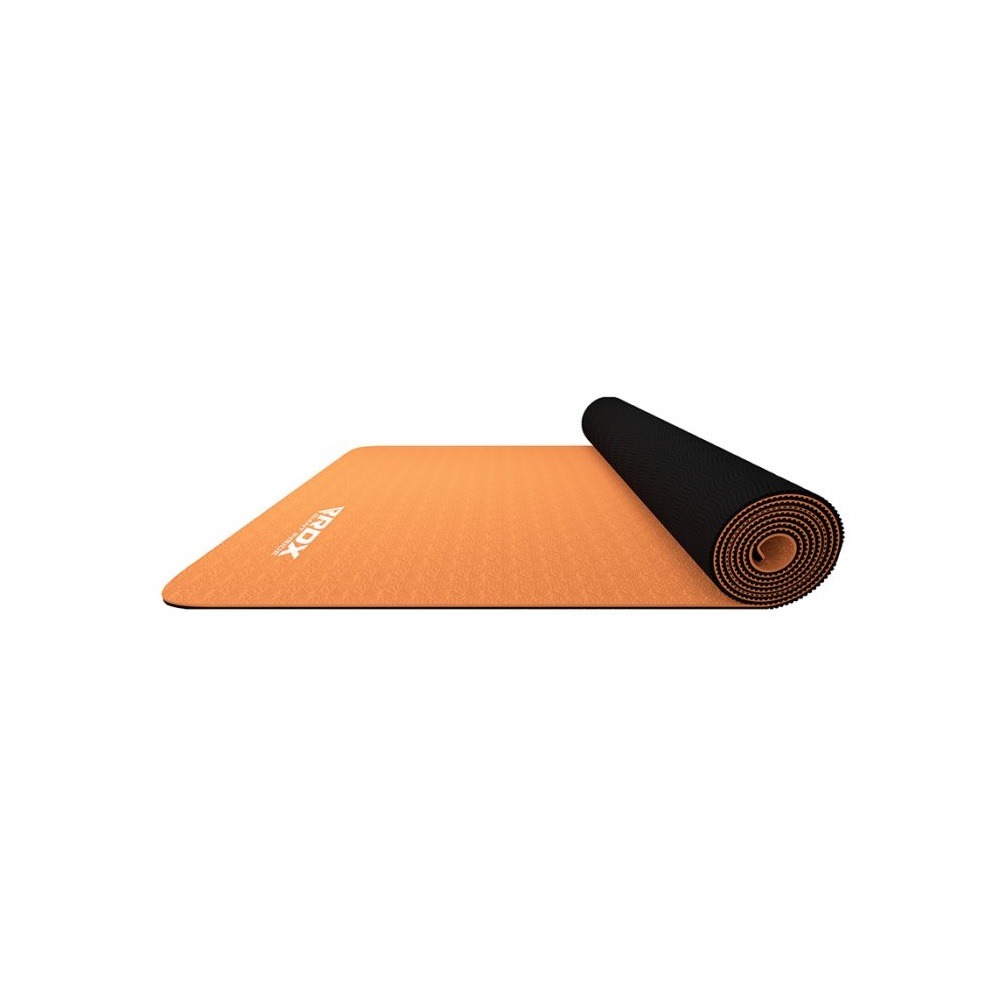 RDX TPE Latex Free Yoga Mat Orange