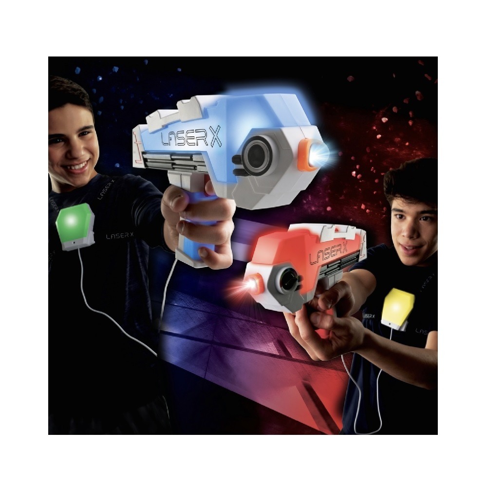 Laser X Revolution Ultra Micro Double B2 Blasters, Juego de Etiquetas